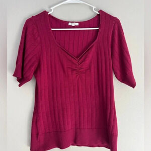 Beautiful Wine colored sweater by Maurice’s Size‎ Medium